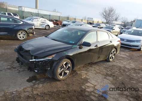 2023 Hyundai Elantra Limited из США, поврежденный, VIN 5NPLP4AG2PH091202